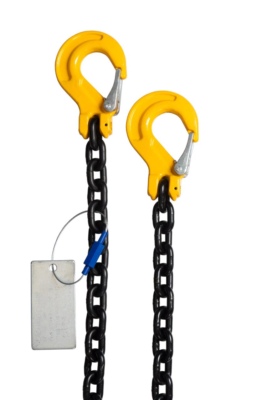 Lashing chain, hook-hook, 1pcs in bucket