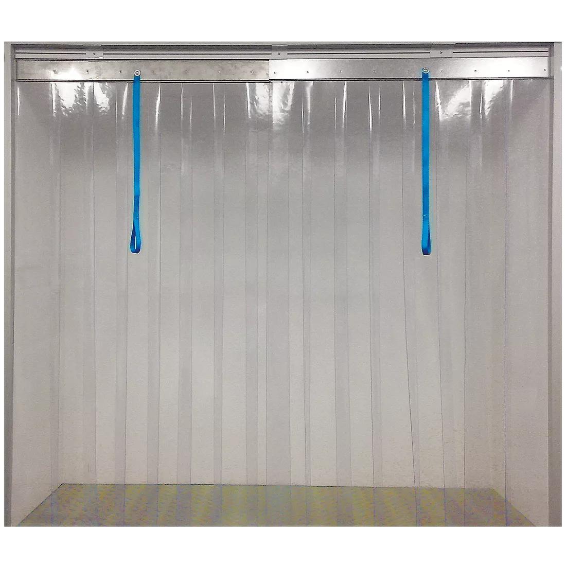 PVC-curtain 1-section plate height 60mm, Complete