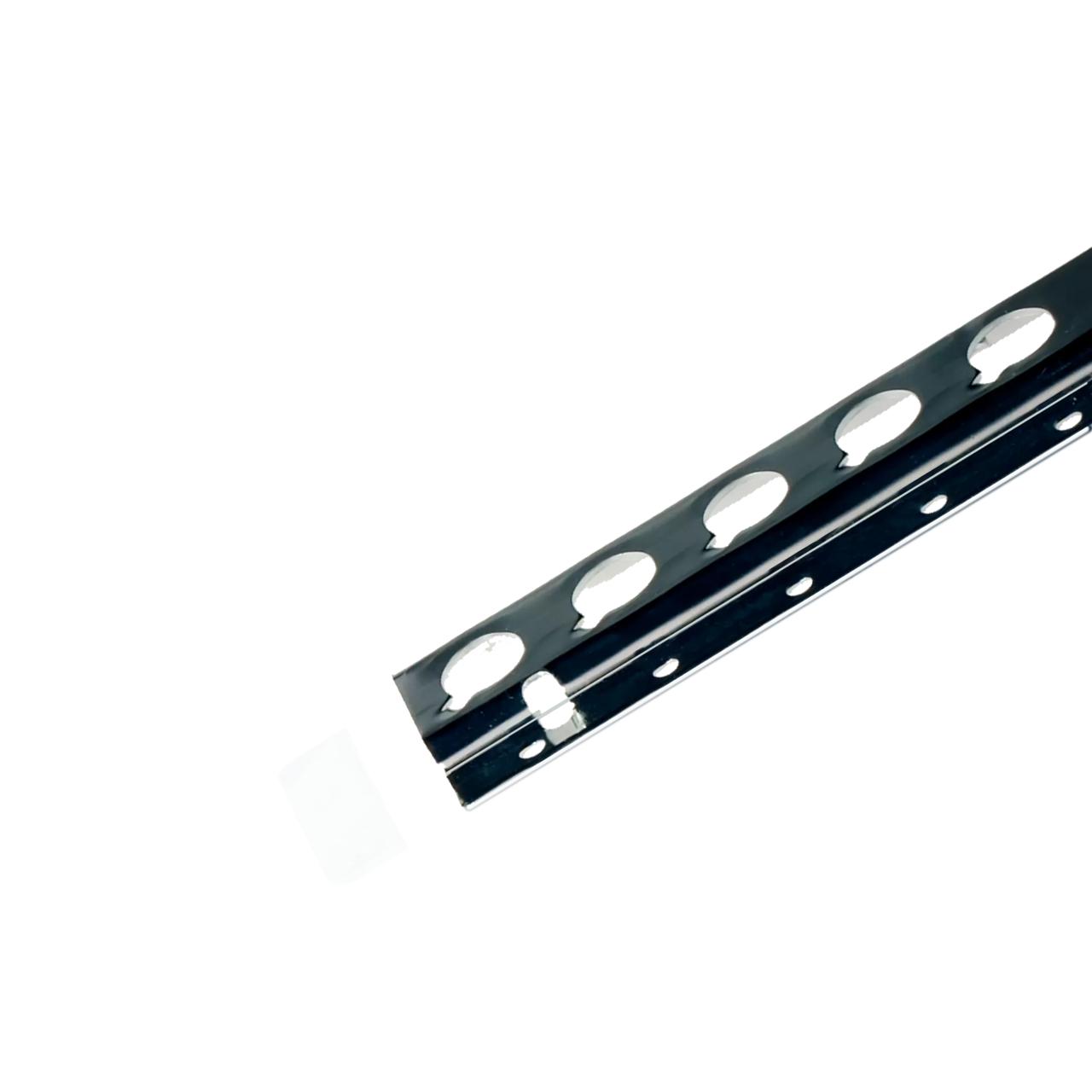 Roundhole steeltrack with nodge 2,5 mm