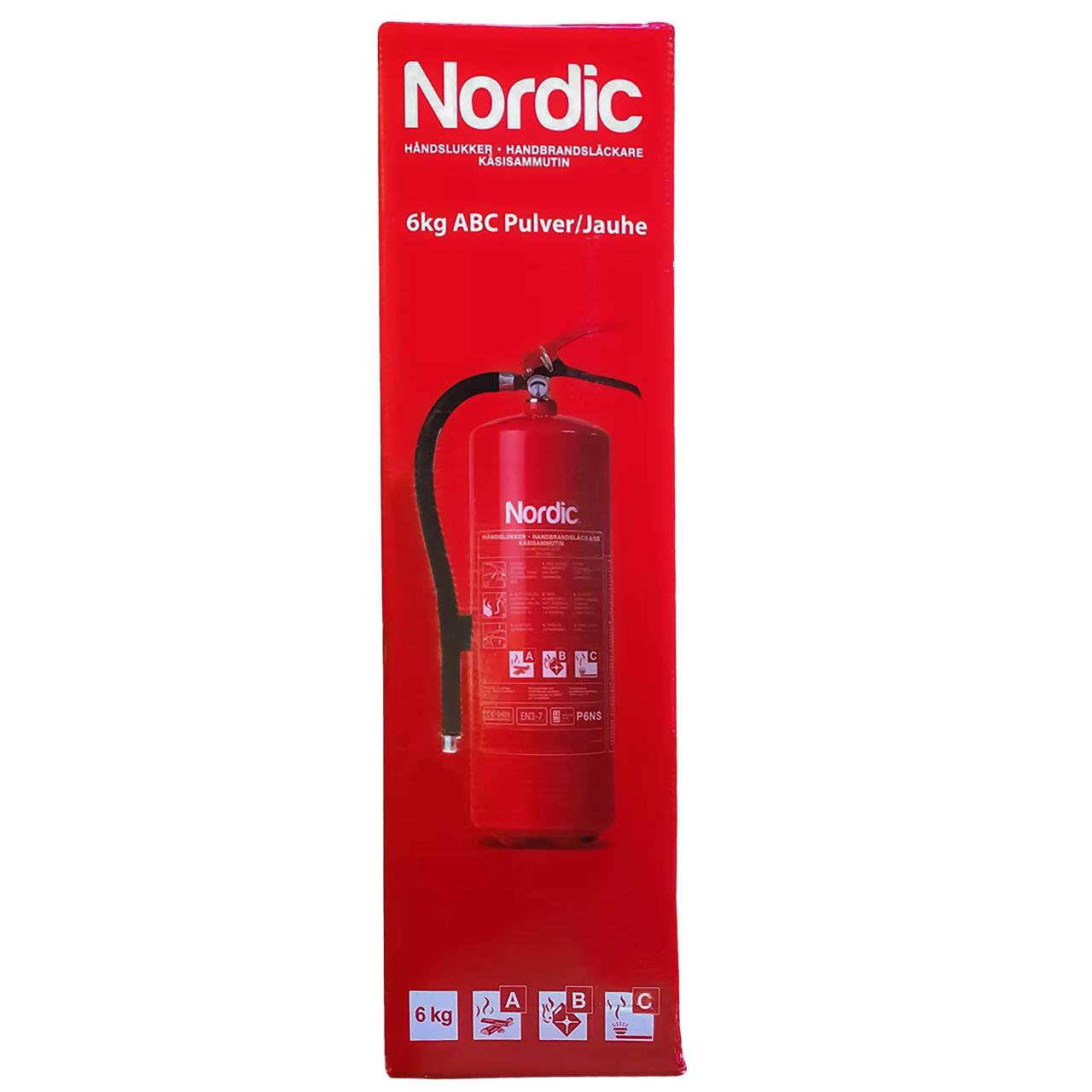 Brandsläckare Nordic 6 kg