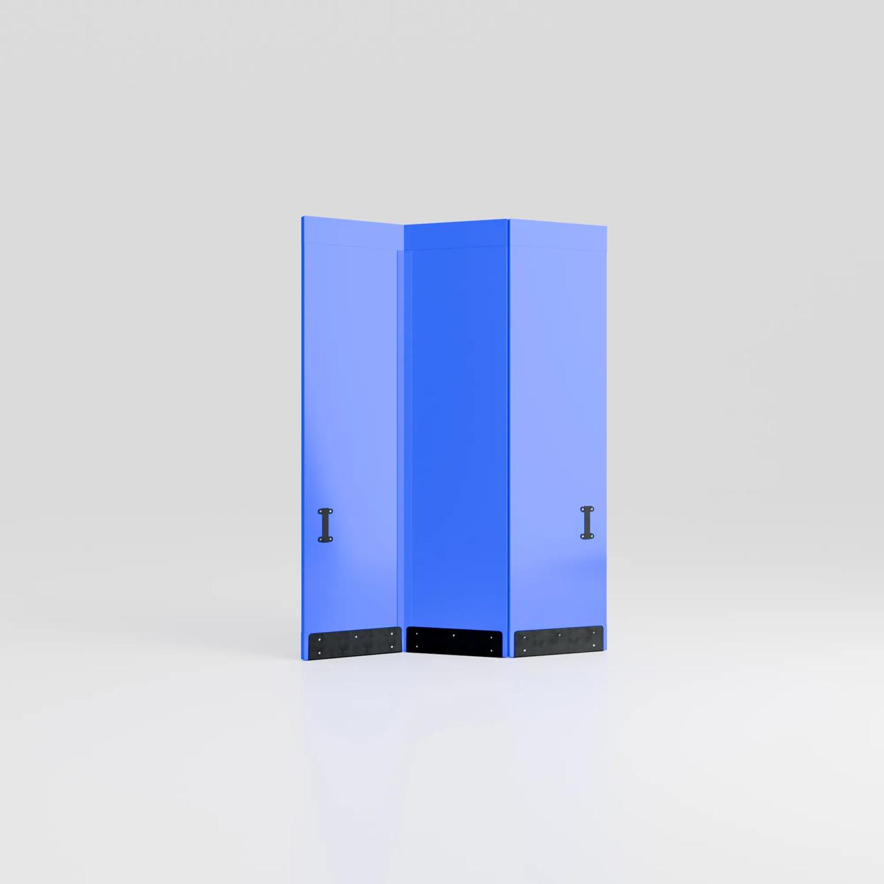 BlueWall, 3-section, 2500x2400