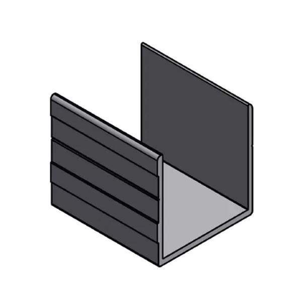 U-profile 40 mm L=6000 mm