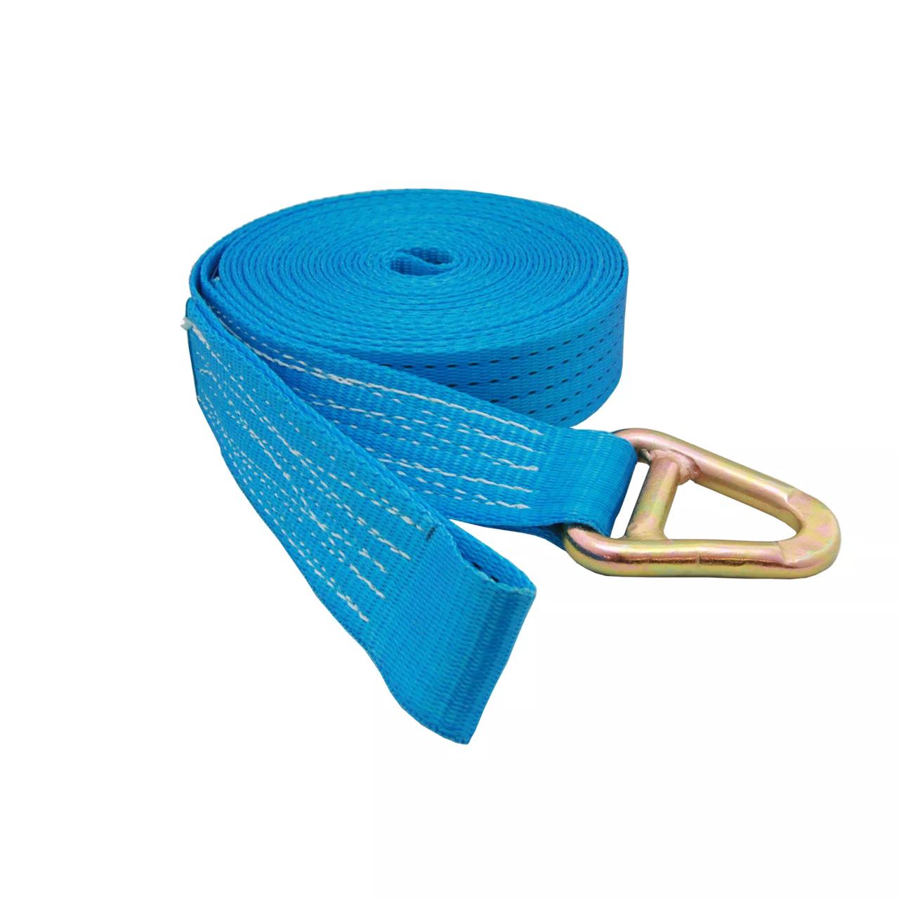 Timberwebbing Dry, 50mm, LC2000daN, Eye - Delta ring with bar