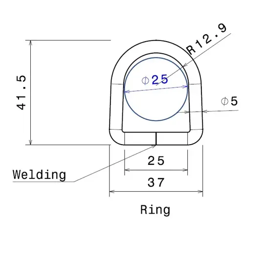 pont d'ancrage ISO27956