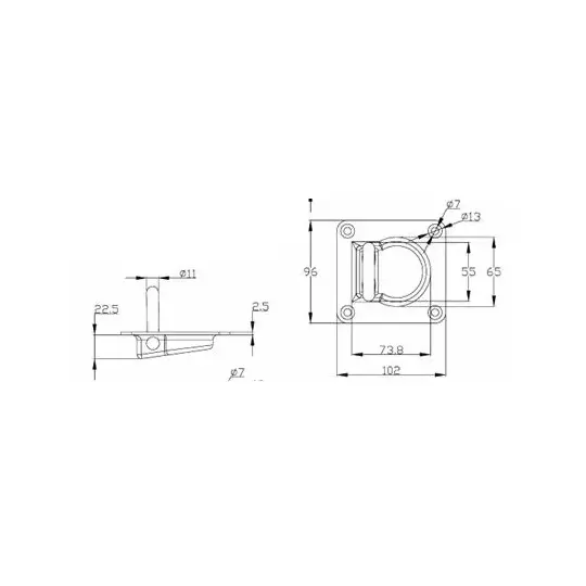 plan point d'ancrage carre