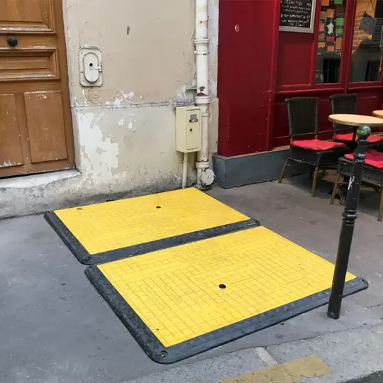 Plaque de franchissement de tranchée PFT