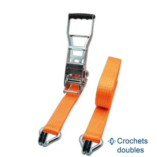 Exterior Lashing Strap 50mm - LC 2500daN - Reverse Ratchet Tensioner