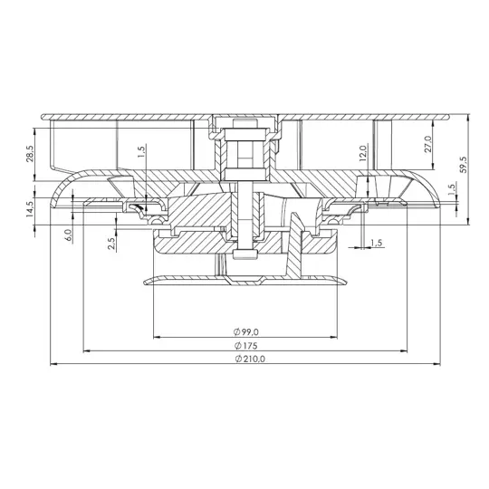 Rotating Rooftop ventilator