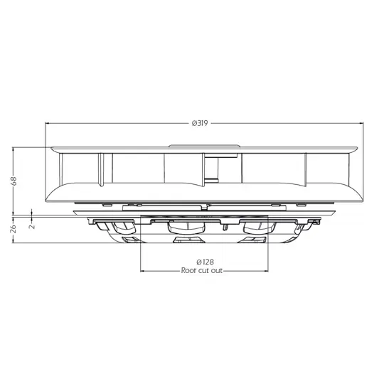 Rotating Rooftop ventilator