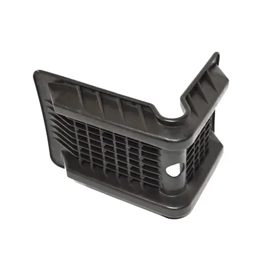 HEAVY-PROTECT: Black plastic protective corner