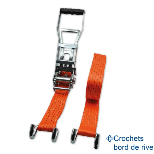 Exterior Lashing Strap 50mm - LC 2500daN - Reverse Ratchet Tensioner