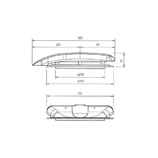 Electric Rooftop ventilator