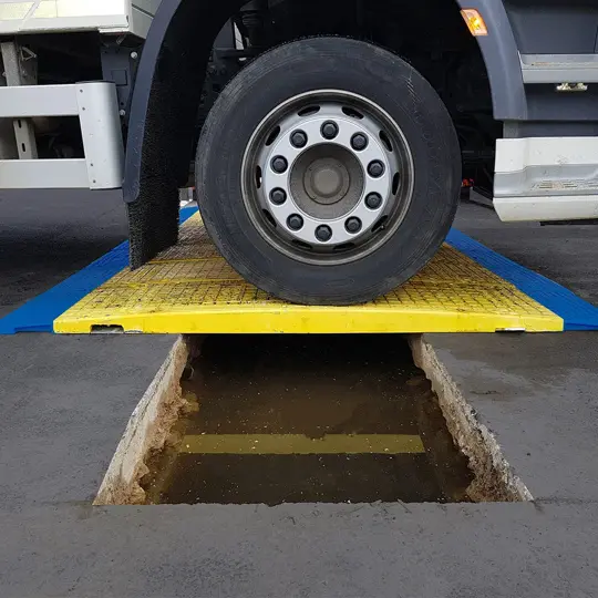 Plaque de franchissement de tranchée PFT