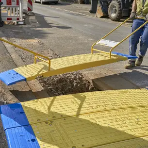 Plaque de franchissement de tranchée PFT