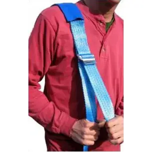 Sangle déménageur portage machine standard, 50 mm,  boucle de serrage, 2 crochets - 5m