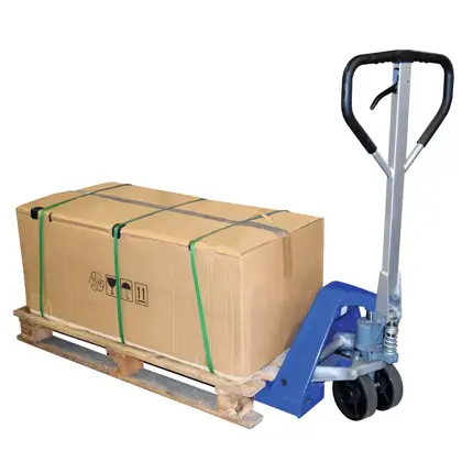 Pallet Truck with a load