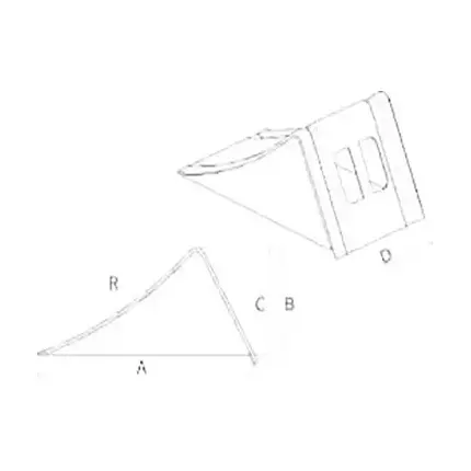 CALE DE ROUE PLASTIQUE PLAN