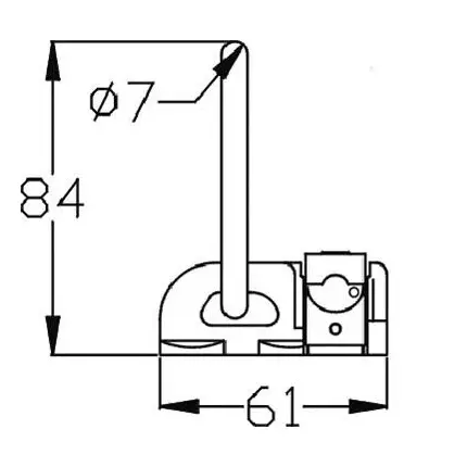 Pion double avec anneau poire