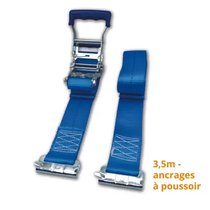 sangle fourgon et frigorifique ancrage a poussoir