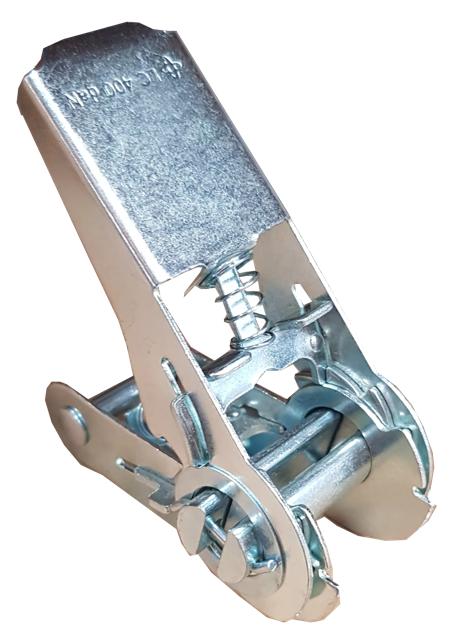 Ratchet buckle. 750 daN / 1690 lbs. for 25 mm webbing