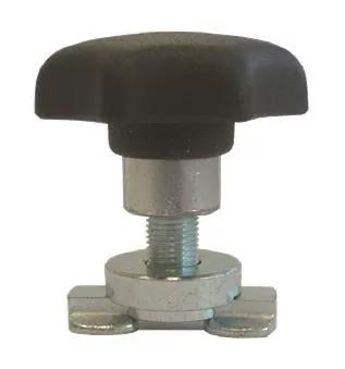 Stud with screw and ergonomic plastic handle