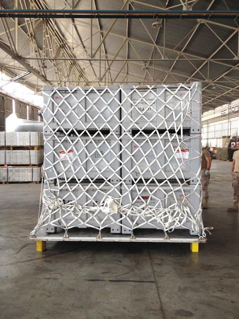 Cargo net for HCU 6-Pallet