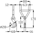 Hook with D Ring