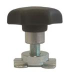 Stud with screw and ergonomic plastic handle